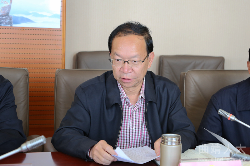 市人大常委会党组成员高阳作学习交流发言