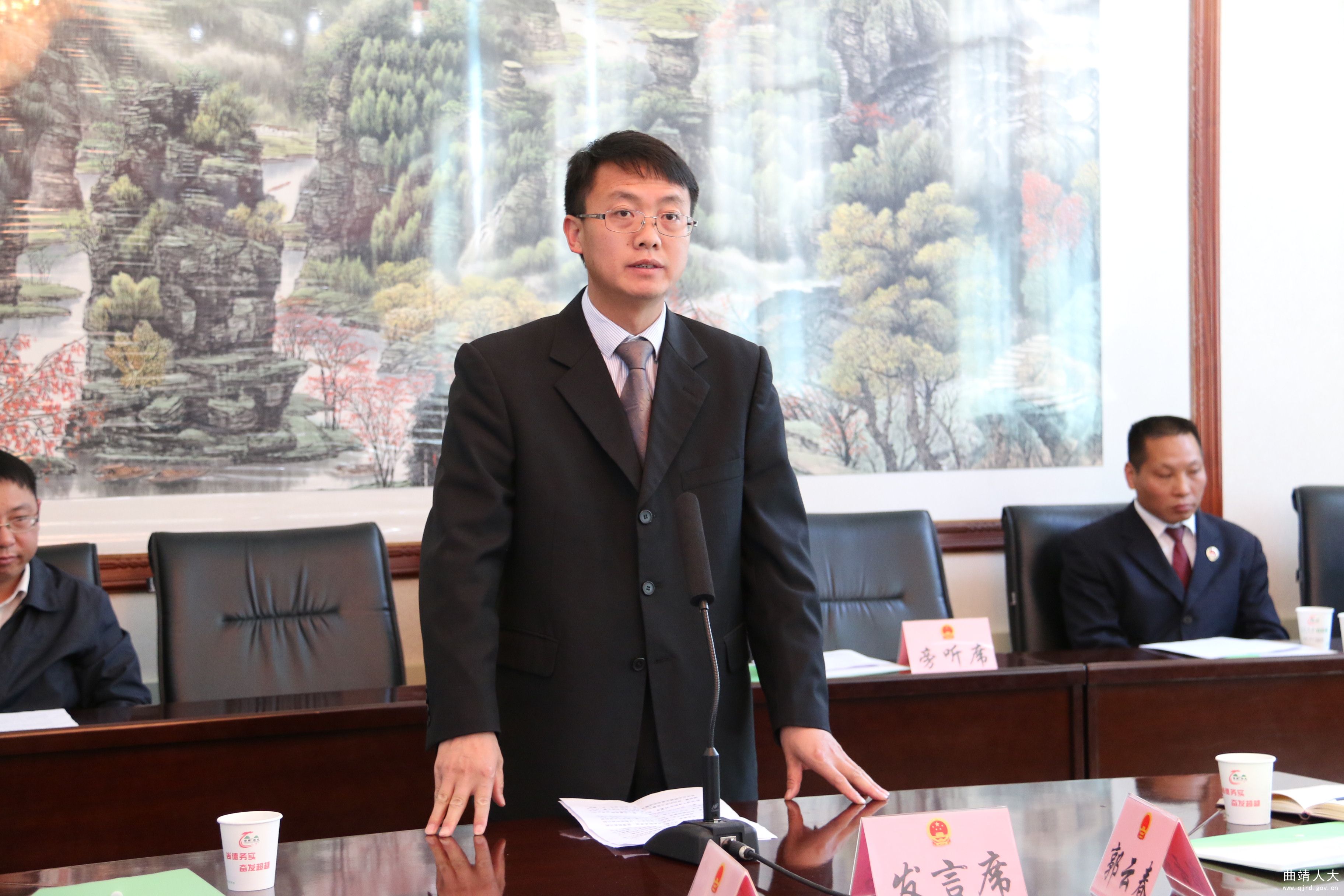 县人民政府副县长邵波做表态发言
